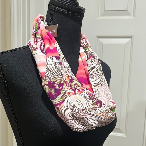 Chico's Chic Multicolor Scarf - Picture 8 of 10
